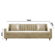 Garcia 3+2 Seater Sofa Set for Living Room (Black - Grey)