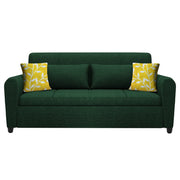 Garnet 3 Seater Sofa Set for Living Room (Green) Premium Fabric