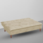 Calvin 3 Seater Sofa Cum Bed for Living Room (Black Fabric) Premium Fabric Sofa