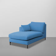 Cortina LHS 4 Seater L Shape Sofa Set for Living Room (Turquise Fabric) Premium Fabric Sofa