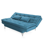 Danny 3 Seater Sofa Cum Bed for Living Room Premium Fabric Sofa for Living Room (Black Colour Premium Fabric)