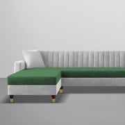 Garcia LHS 6 Seater L Shape Sofa Set for Living Room (Black Grey - Colour) Premium Fabric Sofa Set