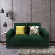 Nancy 2 Seater Sofa Set for Living Room | Color - Brown Grey
