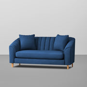 Doraldo 2 Seater Sofa Set for Living Room (Black Colour Fabric) Premium Fabric Sofa for Living Room