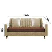 Garcia 3+2 Seater Sofa Set for Living Room (Black - Grey)