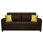 Garnet 3 Seater Sofa Set for Living Room (Brown) Premium Fabric