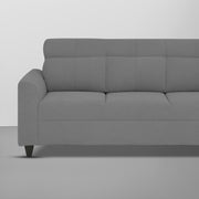 Marco 3 Seater Sofa Set for Living Room (Dark Grey Colour) Premium Fabric Sofa
