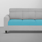 Marco 3 Seater Sofa Set for Living Room (Turquise Grey Colour) Premium Fabric Sofa
