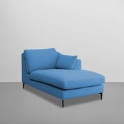 Cortina RHS 4 Seater L Shape Sofa Set for Living Room (Turquise Fabric) Premium Fabric Sofa