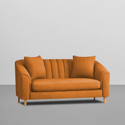 Doraldo 2 Seater Sofa Set for Living Room (Black Colour Fabric) Premium Fabric Sofa for Living Room