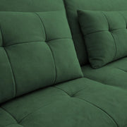 Treshta 3 Seater Pull-Out Premium Fabric Sofa Cum Bed Sofa Set for Living Room (Black Fabric Color) Premium Fabric Sofa Set for Living Room Sofa Cum Bed