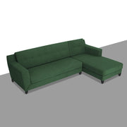 Fracher RHS 4 Seater L Shape Sofa Set for Living Room (Green Fabric) Premium Fabric Sofa