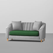 Doraldo 2 Seater Sofa Set for Living Room (Black Colour Fabric) Premium Fabric Sofa for Living Room