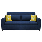 Garnet 3 Seater Sofa Set for Living Room (Blue) Premium Fabric