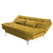 Danny 3 Seater Sofa Cum Bed for Living Room Premium Fabric Sofa for Living Room (Black Colour Premium Fabric)