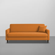 Premium Valkyrie 3 Seater Sofa Set 3 Seater Modern Sofa Set for Living Room (Orange Color Fabric)