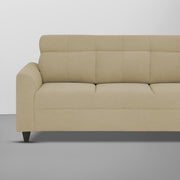 Marco 3 Seater Sofa Set for Living Room (Cream Colour) Premium Fabric Sofa