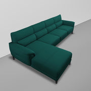 Janifer LHS 6 Seater L Shape Sofa Set for Living Room (Pine Colour) Premium Fabric Sofa Set