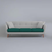 Letty 3 Seater Sofa Set for Living Room (Pine Grey Colour) Premium Fabric Sofa