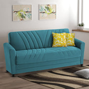 Francis 3 Seater Sofa Set for Living Room (Turquise) Fabric