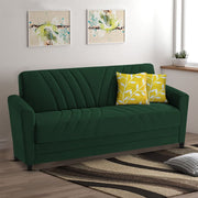 Francis 3 Seater Sofa Set for Living Room (Green) Fabric