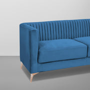 Ember 3 Seater Sofa Set for Living Room (Turquise Colour) Premium Fabric Sofa