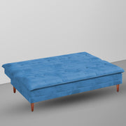 Calvin 3 Seater Sofa Cum Bed for Living Room (Black Fabric) Premium Fabric Sofa