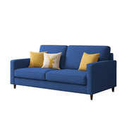 Casaliving Premium Stephanie 2 Seater Sofa Set 2 Seater Modern Sofa Set for Living Room (Blue Color Fabric)