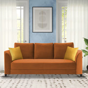 Francy 3 Seater Sofa Set for Living Room | (Turquise Fabric)