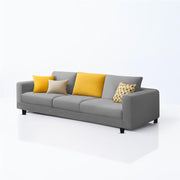 Minta 3 Seater Sofa Set for Living Room (Grey Colour Fabric) Premium Fabric Sofa