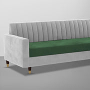 Garcia 3 Seater Sofa Set for Living Room (Blue Black Colour) Premium Fabric Sofa