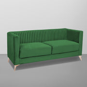 Ember 3 Seater Sofa Set for Living Room (Green Colour) Premium Fabric Sofa