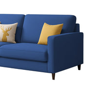 Casaliving Premium Stephanie 2 Seater Sofa Set 2 Seater Modern Sofa Set for Living Room (Blue Color Fabric)