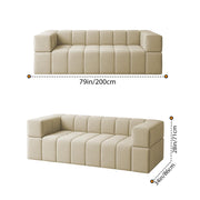 Casaliving Royce Modern Velvet Fabric Sofa, Tufted Design Upholstered 3 Seater Sofa Set for Living Room, Premium Velvet Fabric Sofa (Black)