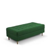 Ashton RHS 4 Seater L Shape Sofa Set with Center Table for Living Room (Green Fabric) Premium Fabric Sofa
