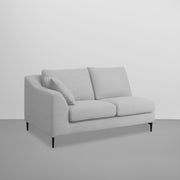 Cortina RHS 4 Seater L Shape Sofa Set for Living Room (Grey Fabric) Premium Fabric Sofa