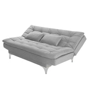 Danny 3 Seater Sofa Cum Bed for Living Room Premium Fabric Sofa for Living Room (Black Colour Premium Fabric)