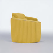 Torrato 3 Seater Sofa Cum Bed for Living Room (Yellow Colour Fabric) Premium Fabric Sofa