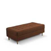 Ashton RHS 4 Seater L Shape Sofa Set with Center Table for Living Room (Brown Fabric) Premium Fabric Sofa