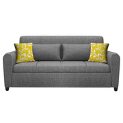 Garnet 3 Seater Sofa Set for Living Room (Grey) Premium Fabric