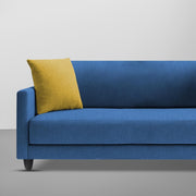 Casaliving Dominic 2 Seater Sofa Set for Living Room (Blue Fabric) Premium Fabric Sofa