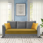 Francy 3 Seater Sofa Set for Living Room | (Turquise Fabric)