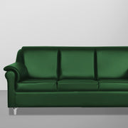 Scott 3 Seater Sofa Set for Living Room (Green Fabric) Premium Fabric Sofa