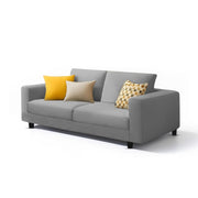 Minta 2 Seater Sofa Set for Living Room (Grey - Colour Fabric) Premium Fabric Sofa Set for Living Room