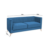 Ember 3 Seater Sofa Set for Living Room (Turquise Colour) Premium Fabric Sofa