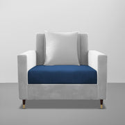 Garcia 1 Seater Sofa Set for Living Room (Black Colour) Premium Fabric Sofa