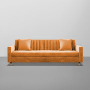 Garcia 3 Seater Sofa Set for Living Room (Blue Black Colour) Premium Fabric Sofa