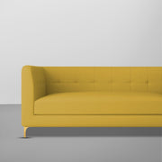 Magnus 3 Seater Sofa Set for Living Room (Yellow Colour) Premium Fabric Sofa