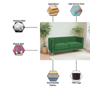 Ember 3 Seater Sofa Set for Living Room (Green Colour) Premium Fabric Sofa