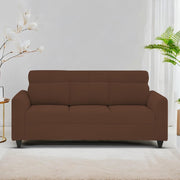 Marco 3 Seater Sofa Set for Living Room (Brown Colour) Premium Fabric Sofa